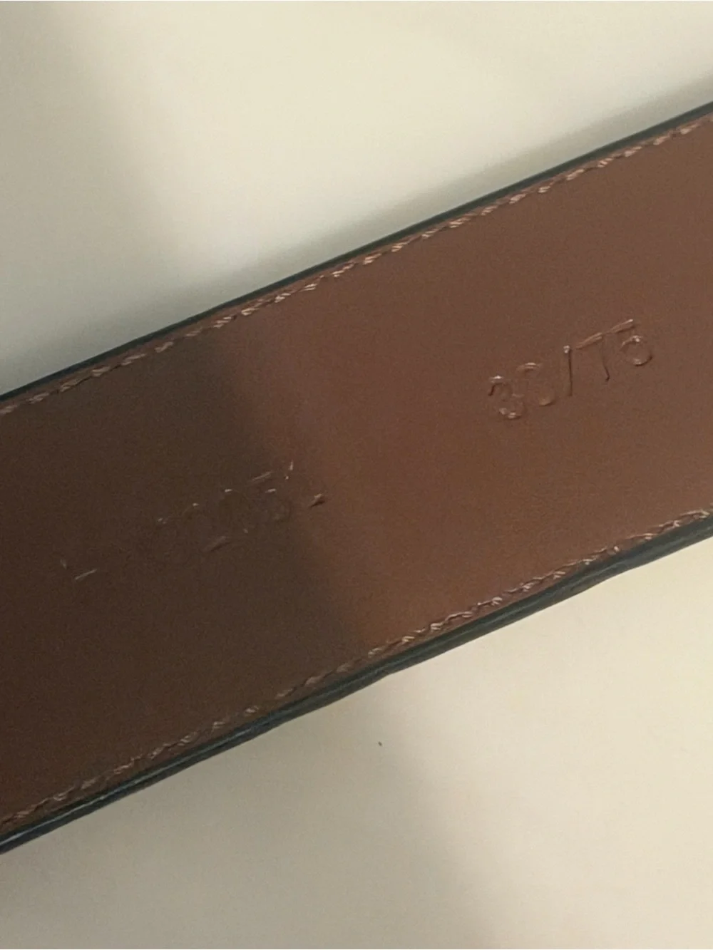 Original Penguin Men’s Black Leather Dress Belt Size 30 Gunmetal Buckle